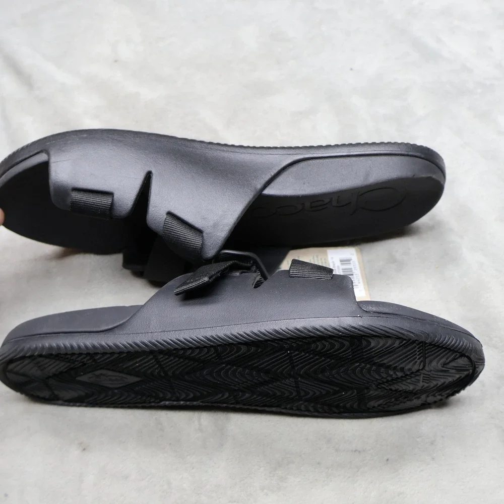 Chaco Chillos Mens‎ 13/14 Sandals Black Adjustable Straps Slide Mismatch READ